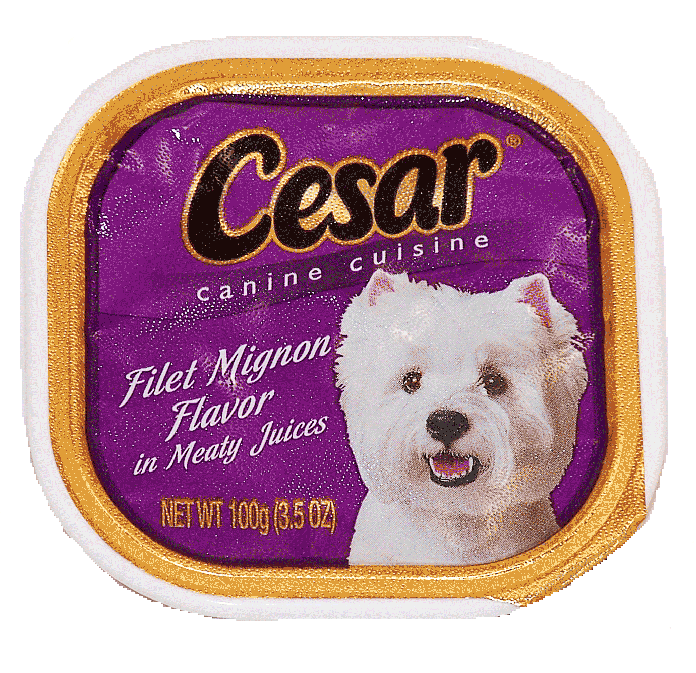 Cesar  filet mignon flavor in meaty juices Full-Size Picture